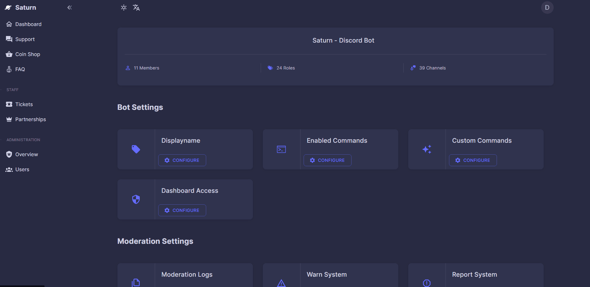 Saturn Bot (Discontinued)
